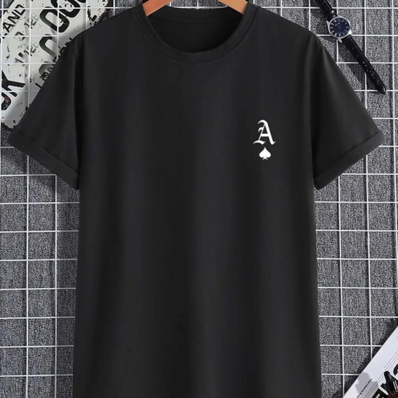 Men's T-Shirts íPlaying Card Print Tee T-Shirts - Picture 2 of 6
